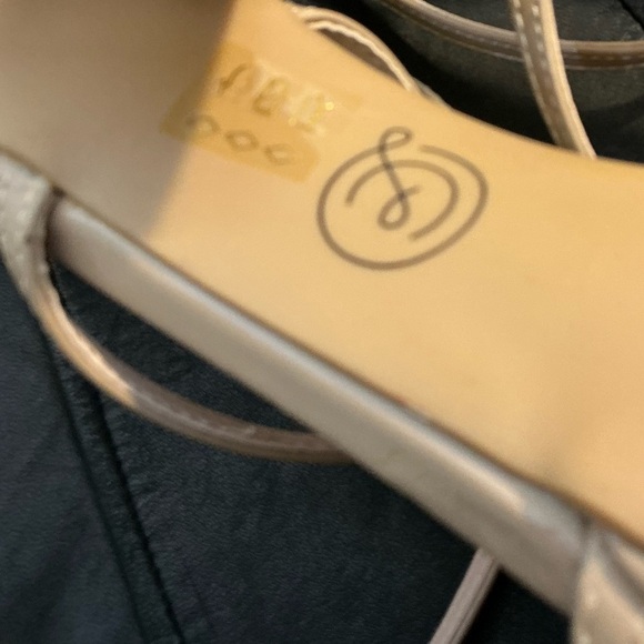 Chinese Laundry Beige Strappy Heels - Square Toe Platform Sandals (size 8.5) - Picture 10 of 13